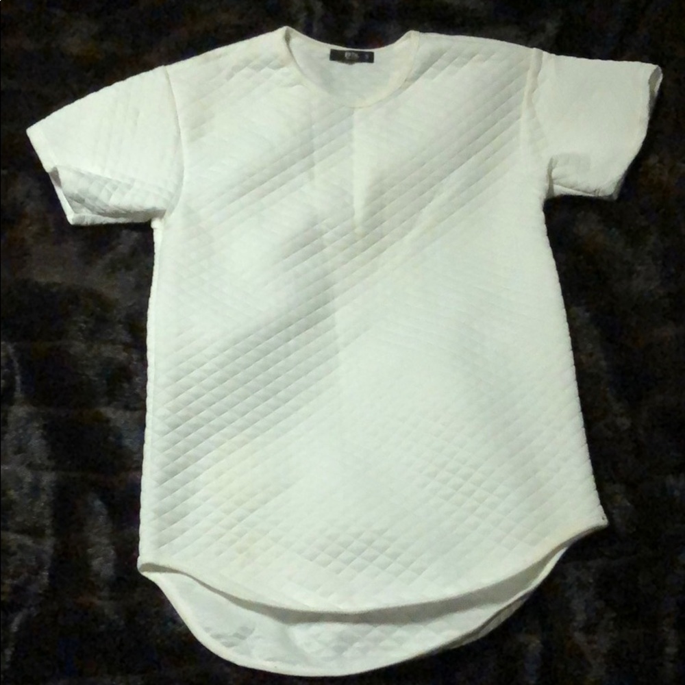 White cotton T shirt